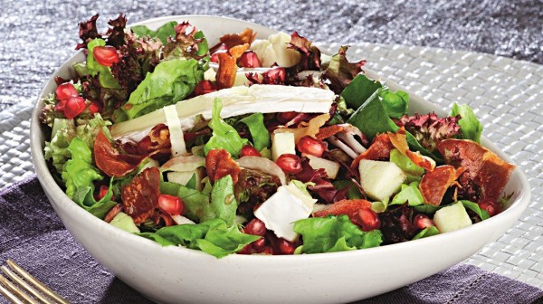 Σαλάτα με προσούτο και ρόδι