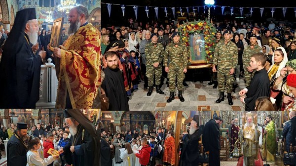 Πανηγυρικός εορτασμός του Αγίου Σπυρίδωνος σε Χαλκίδα και Τριάδα