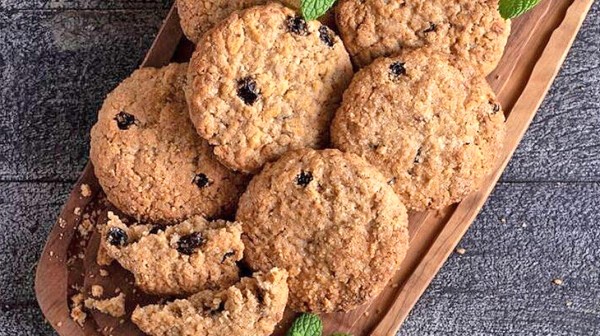 Μπισκότα με σταφίδες