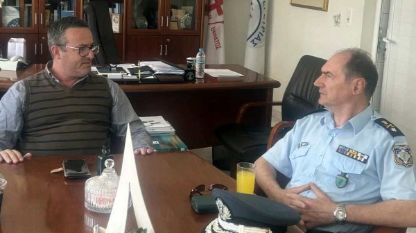 ΕΡΕΤΡΙΑ: Επίσκεψη στο Δήμο από τον Αστυνομικό Διευθυντή Εύβοιας Κωνσταντίνο Πελεκάνο