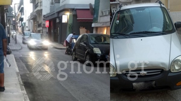 ΧΑΛΚΙΔΑ: Τροχαίο ατύχημα στη διασταύρωση Κακαρά και Περικλέους Σταύρου