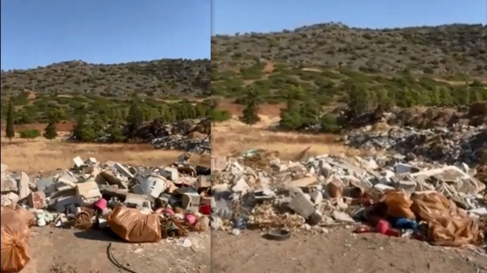 ΣΠΥΡΟΥ: Ανεξέλεγκτη χωματερή πίσω από το νέο Κοιμητήριο Χαλκίδας (VIDEO)