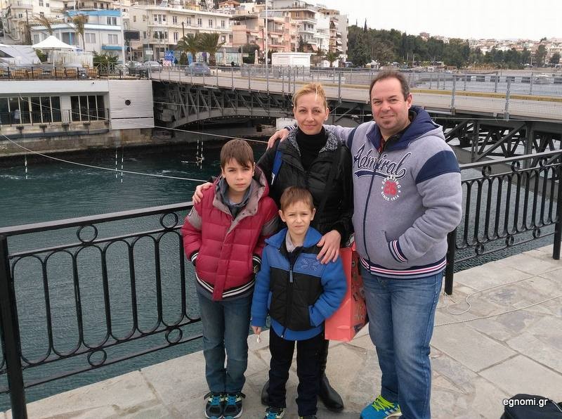 Πέρασε ένα ονειρικό τριήμερο με την οικογένειά του στη Χαλκίδα