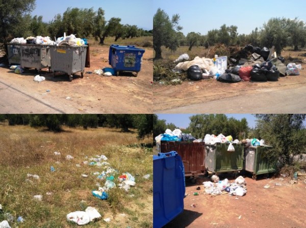 ΚΑΤΑΓΓΕΛΙΑ: Βουνό από σκουπίδια στην Παραλία Αυλίδας (pics)