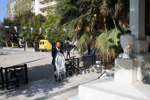 Χαλκίδα: Υποτονικά γιορτάστηκε η επέτειος της Εθνικής Αντίστασης