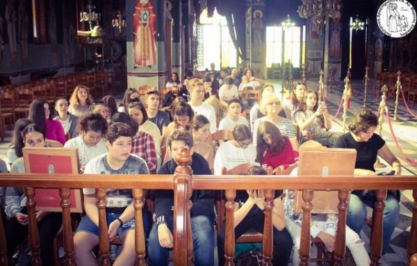 ΧΑΛΚΙΔΑ: Μαθητές από Ευρωπαϊκές χώρες στο ναό της Αγίας Μαρίνας