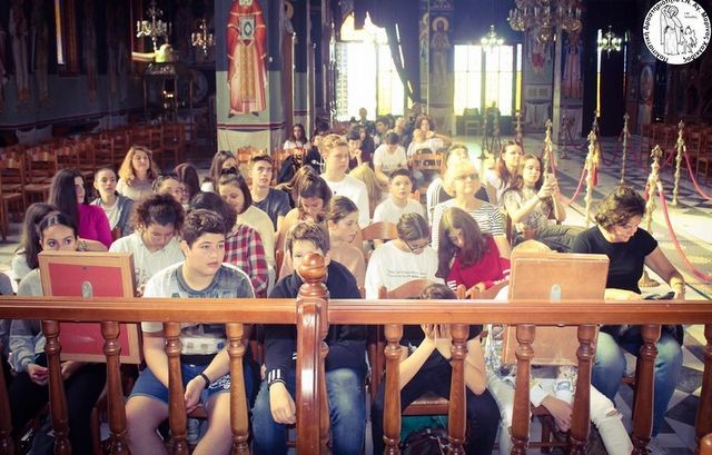 ΧΑΛΚΙΔΑ: Μαθητές από Ευρωπαϊκές χώρες στο ναό της Αγίας Μαρίνας
