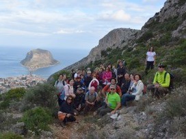 Πολιόρκησαν το κάστρο της Μονεμβασιάς 97 Χαλκιδέοι ορειβάτες