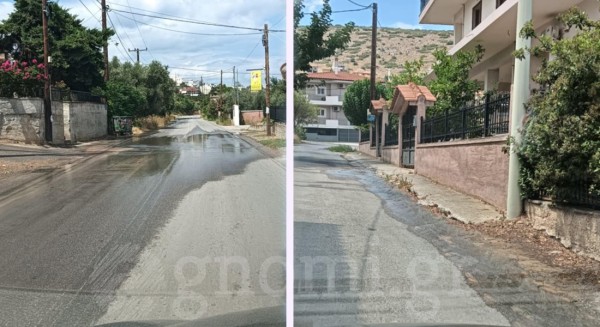 ΧΑΛΚΙΔΑ: Τζάμπα τρέχει το νερό και η ΔΕΥΑΧ ...κοιμάται