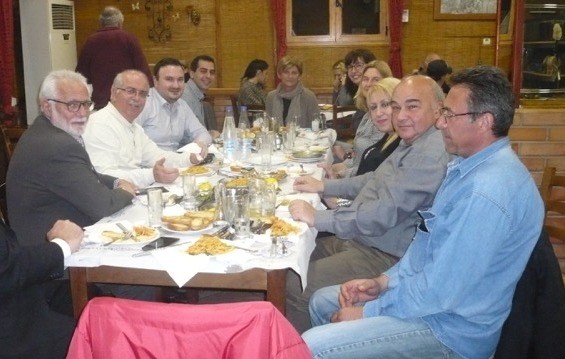 Μετά την επιθεώρηση τους πήγαμε για φαγητό