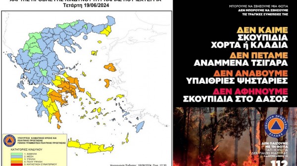 ΔΗΜΟΣ ΧΑΛΚΙΔΕΩΝ: Περιπολίες την Τετάρτη σε περιοχές υψηλού κινδύνου για πρόκληση φωτιάς