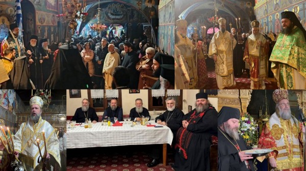 ΜΑΚΡΥΜΑΛΛΗ ΨΑΧΝΩΝ: Λαμπρή γιορτή στο μοναστήρι με 4 Αρχιερείς για τον Άγιο Παρθένιο