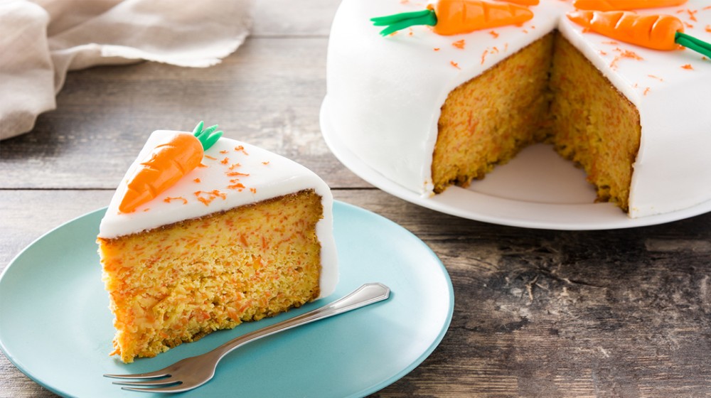 Κέικ καρότου με κρέμα τυριού