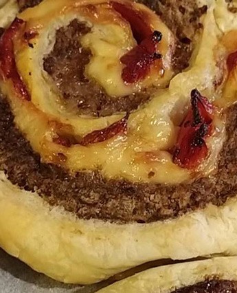 Ρολό κιμά με σφολιάτα