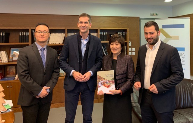 Ήρθε στη Χαλκίδα η νέα πρέσβειρα της Κίνας