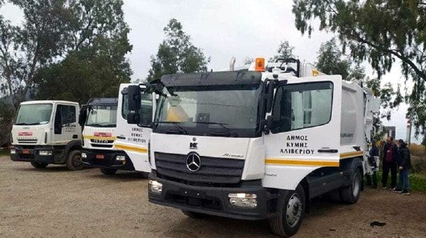 ΔΗΜΟΣ ΚΥΜΗΣ-ΑΛΙΒΕΡΙΟΥ: Ενισχύεται ο στόλος οχημάτων με τρία νέα απορριμματοφόρα