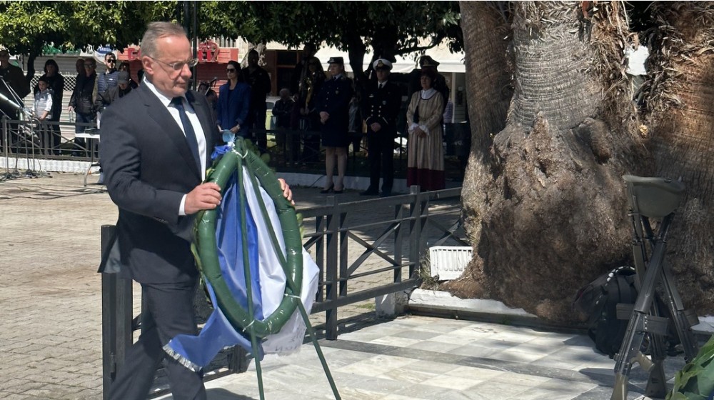 Στην Κάρυστο ο Θανάσης Ζεμπίλης για τον εορτασμό της 28ης Οκτωβρίου