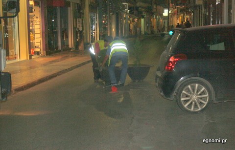 Οι εργάτες καθαριότητας τράβηξαν μεγάλο λούκι