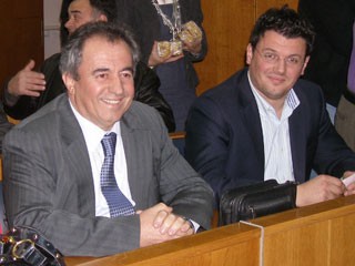 O Δημήτρης Kωνσταντίνου στο Λιμενικό Tαμείο Χαλκίδας