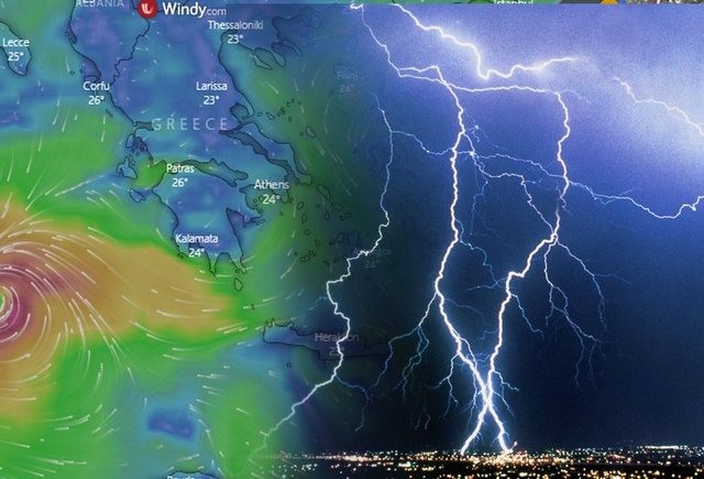 Χωρίς προβλήματα το πέρασμα του Ιανού από την Εύβοια