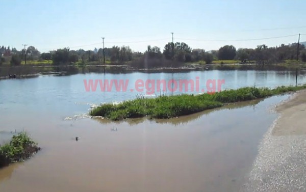 Αεροψεκασμοί με Drones στις πλημμυρισμένες περιοχές της Χαλκίδας