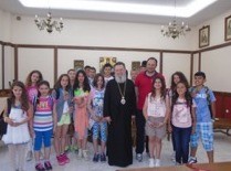 Μαθητές από το Αφράτι επισκέφτηκαν τον Μητροπολίτη
