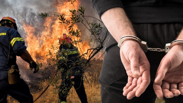 Δύο συλλήψεις για πρόκληση πυρκαγιάς σε Τανάγρα και Συκάμινο Ωρωπού