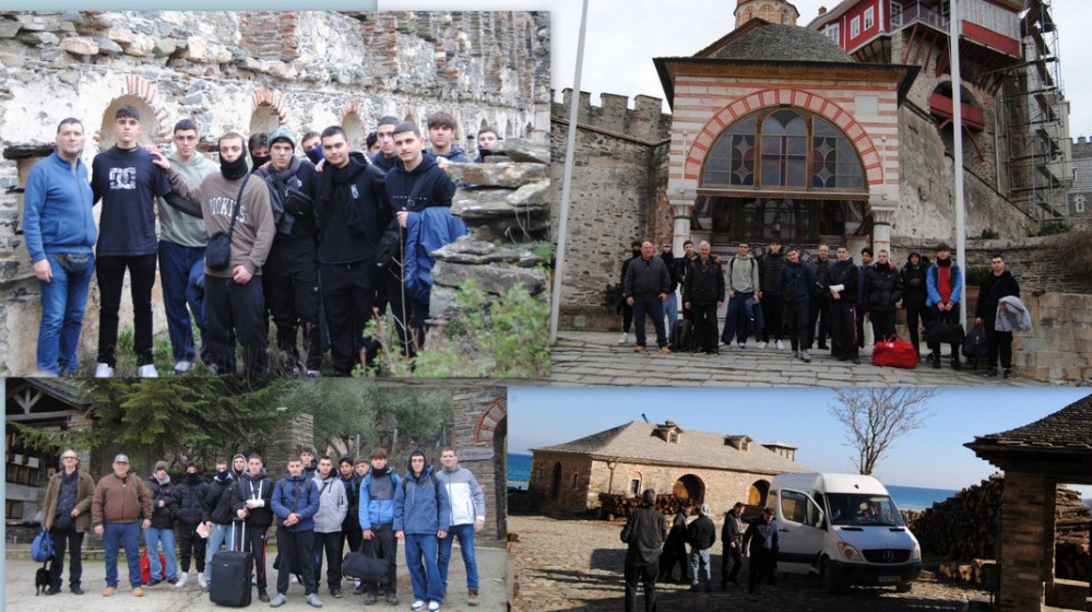 ΛΥΚΕΙΟ ΔΡΟΣΙΑΣ: Επίσκεψη μαθητών σε τέσσερα μοναστήρια του Αγίου Όρους