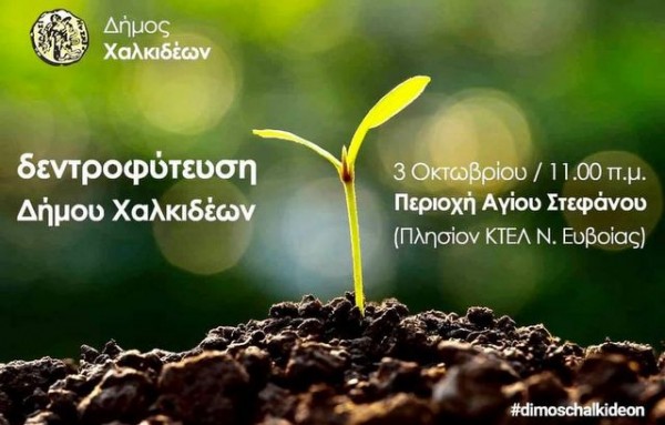 ΧΑΛΚΙΔΑ: Φυτεύουν δένδρα στο Άγιο Στέφανο την Κυριακή