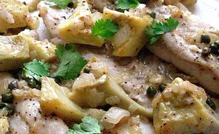 Τσιπούρες με αγκινάρες στο φούρνο