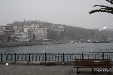 Πρόσκαιρες χιονοπτώσεις σήμερα στην Εύβοια