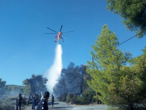 ΕΡΕΤΡΙΑ: Επικίνδυνη πυρκαγιά παραλίγο να μπουρλοτιάσει τα Πλακάκια